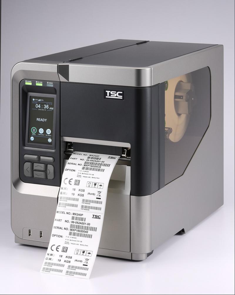 Imprimante industrielle à transfert thermique MX240p de la marque TSC
